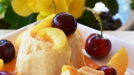 абрикосовая панна-котта