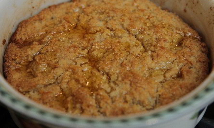 Рецепт апельсинового пудинга с золотистым сиропом