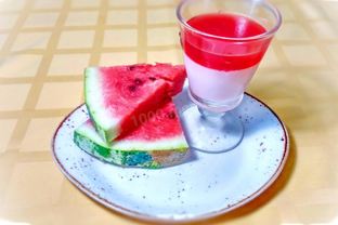 Арбузная панна котта