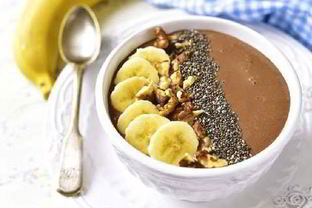 Бананово-шоколадный пудинг