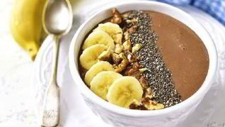 Бананово-шоколадный пудинг