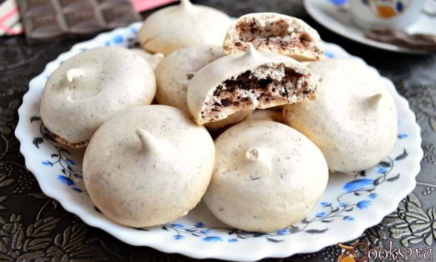 Рецепт безе с шоколадом