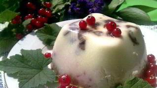 Бланманже творожное слоеное