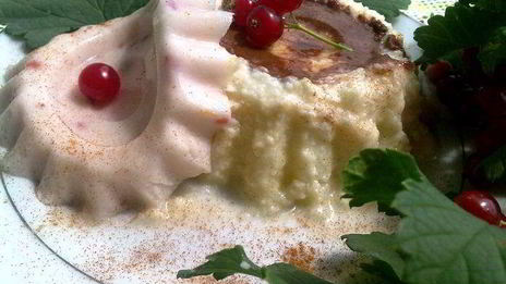 бланманже творожное слоеное