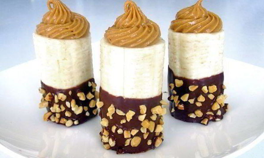 Рецепт десерта банановое наслаждение в шоколаде