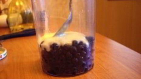 десерт из кокосовых сливок