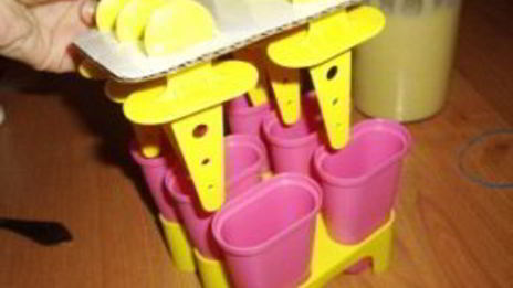 десерт из кокосовых сливок