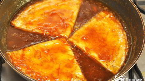 десерт креп сюзетт