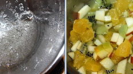 десерт рождественские свечи с карамелизированными фруктами