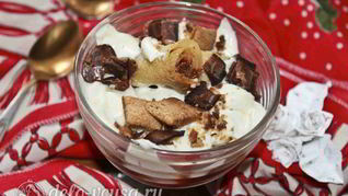 Десерт с блинами