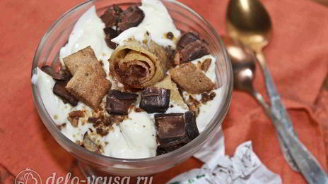 десерт с блинами