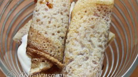 десерт с блинами