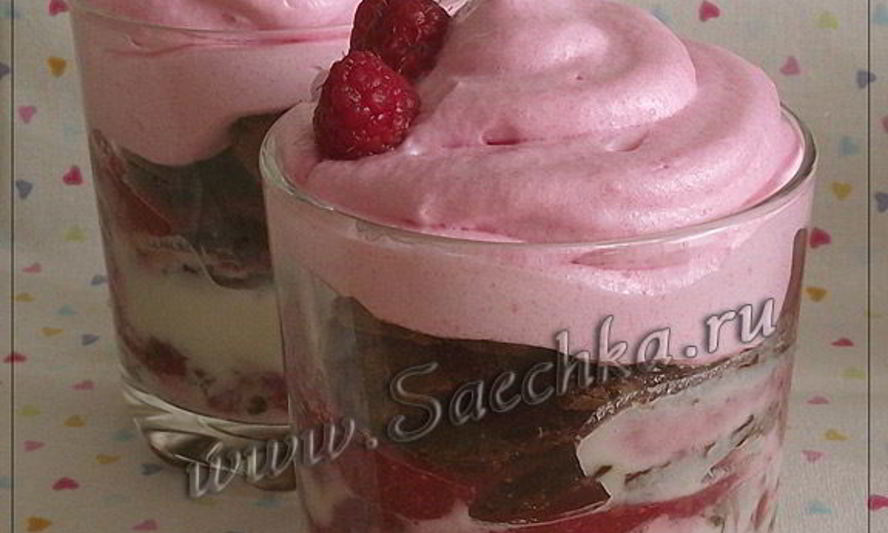 Рецепт десерта со взбитыми сливками