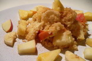 Фрукты со сладким кускусом