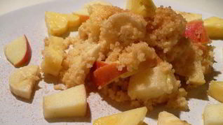 Фрукты со сладким кускусом