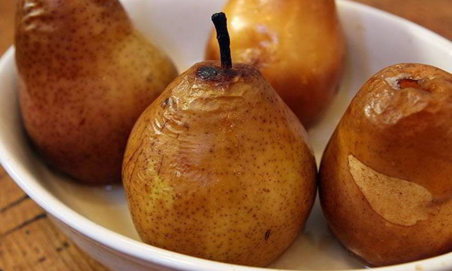 Рецепт груш, запеченных с граппой