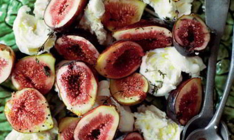 Рецепт инжира на гриле с моцареллой