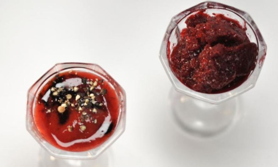 Рецепт клубничного сорбета