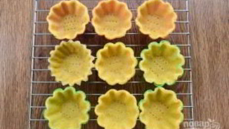корзиночки из нута с белковым кремом