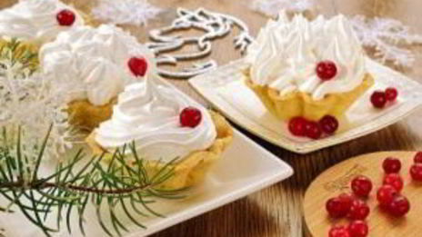 корзиночки из нута с белковым кремом