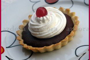 Корзиночки с генуэзским кремом