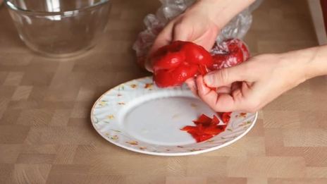 крем из болгарского перца с моцареллой