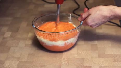 крем из болгарского перца с моцареллой