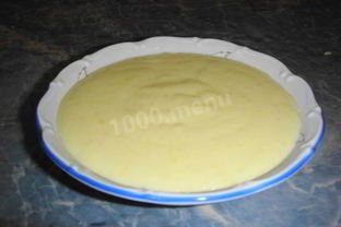 Крем заварной на песочном тесте