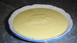 Крем заварной на песочном тесте