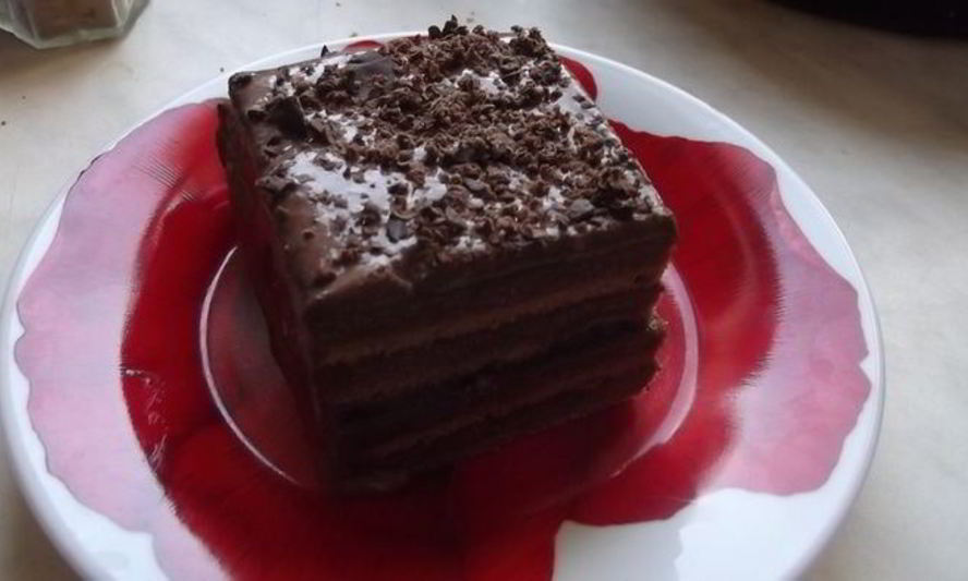 Рецепт парижского бисквита с шоколадным кремом