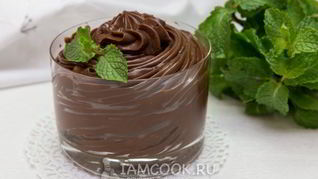 Шоколадный крем на сливках