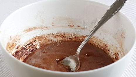 шоколадный рулет с кремом