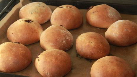 шведские колобки из спельты с шоколадным кремом