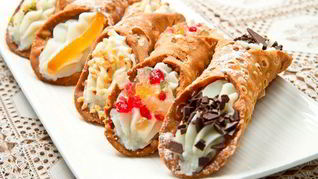 Сицилийские канноли с творожным кремом