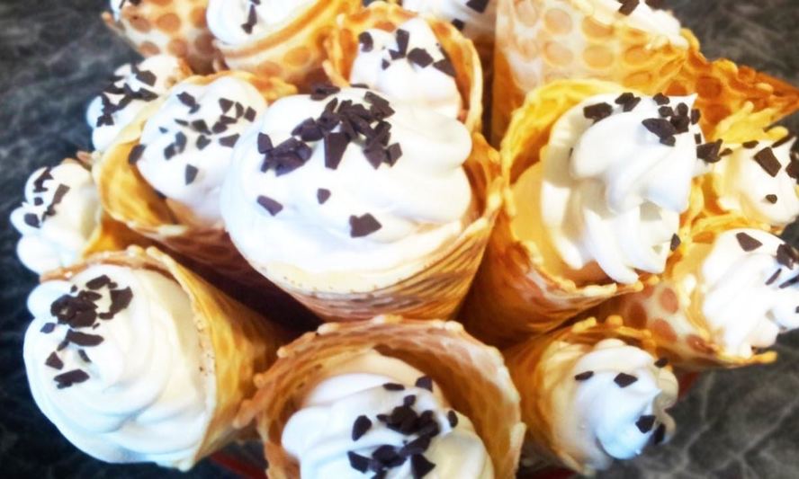 Рецепт трубочек волшебных с кремом