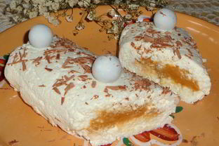 Творожный батончик с кремом