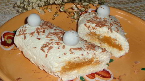 творожный батончик с кремом