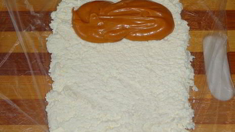 творожный батончик с кремом