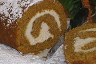 Тыквенный рулет с кремом из Филадельфии