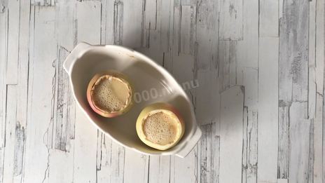 яблоки с кремом по-португальски