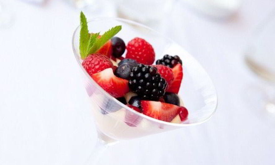 Рецепт ягод с английским кремом