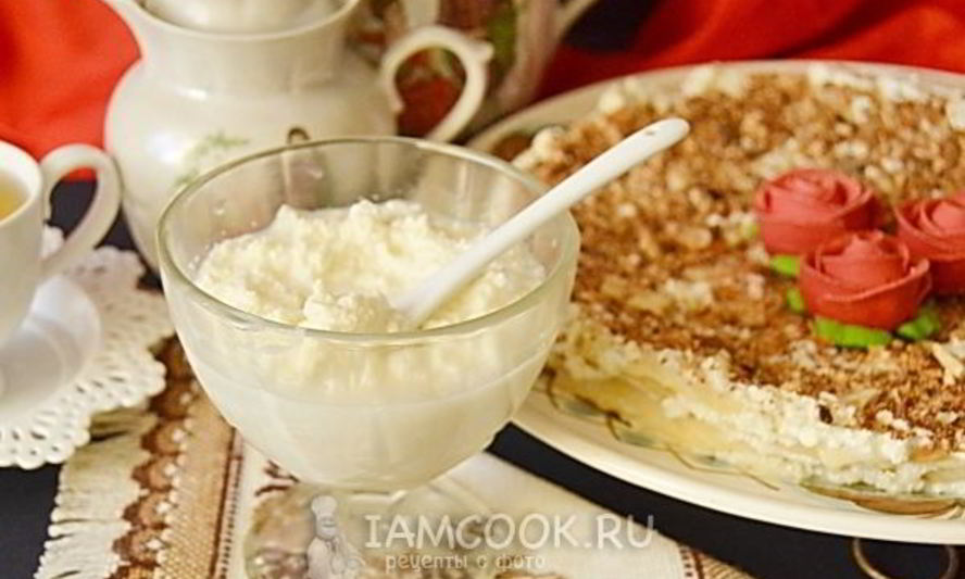 Рецепт заварного крема для наполеона