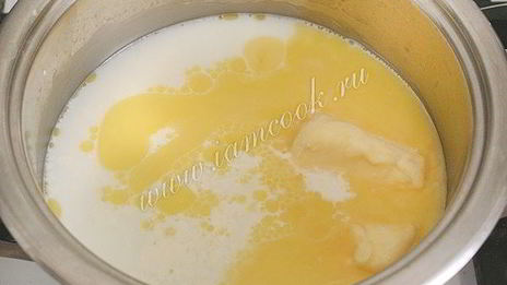 заварные кольца с творожным кремом