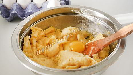 заварные кольца с творожным кремом