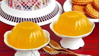 Лимонно-медовое желе