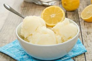 Лимонный сорбет