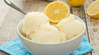 Лимонный сорбет