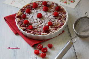 Малиновый клафути