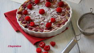 Малиновый клафути