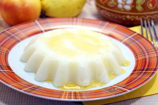 Манный пудинг с медом